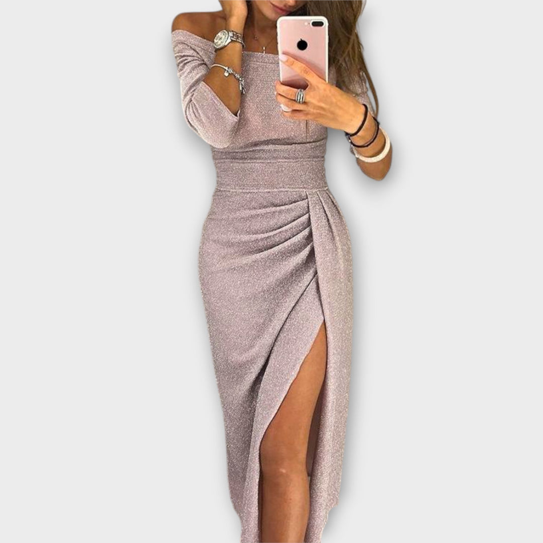 Marika | Elegantní šaty s odhalenými rameny