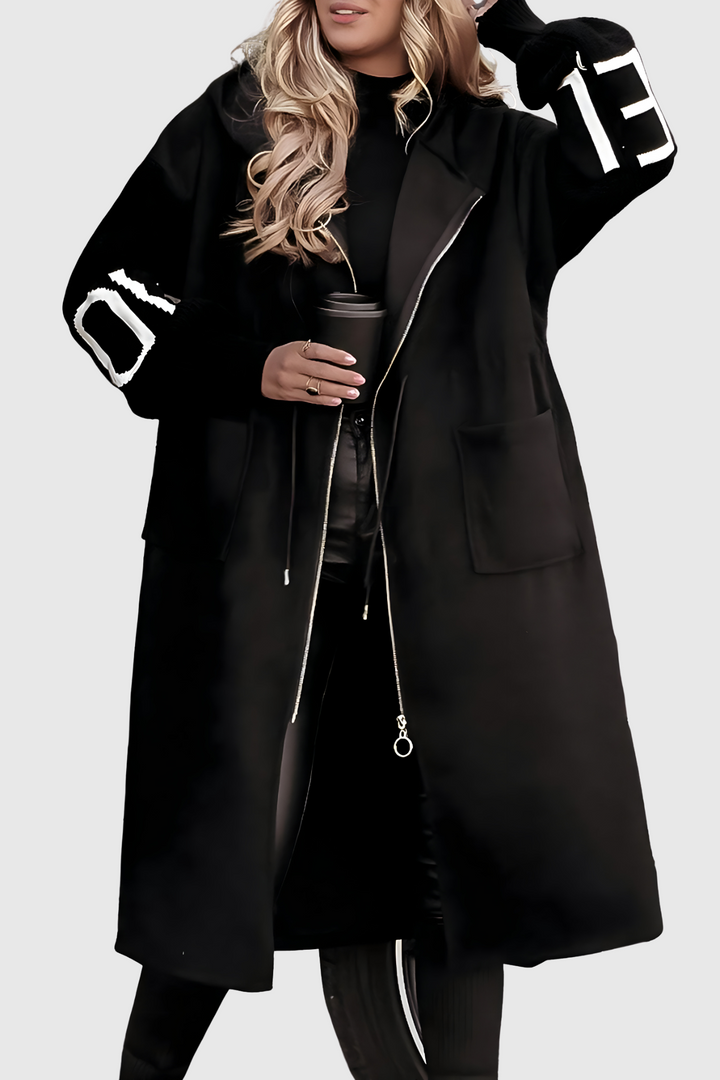 Monika | Elegantní Kapucňový Kabát
