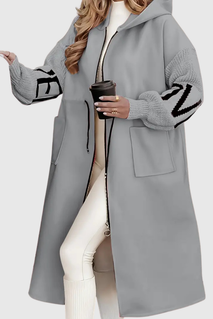 Monika | Elegantní Kapucňový Kabát