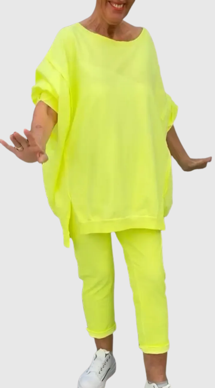 Frieda | Loungewear set s pulovrem a zkrácenými kalhotami